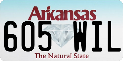 AR license plate 605WIL