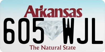 AR license plate 605WJL
