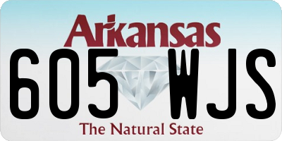 AR license plate 605WJS
