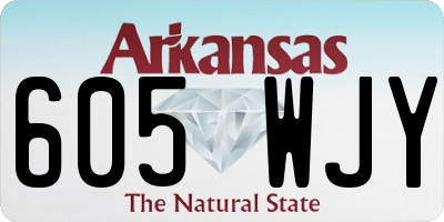 AR license plate 605WJY