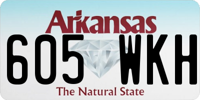 AR license plate 605WKH