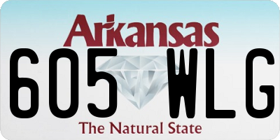 AR license plate 605WLG