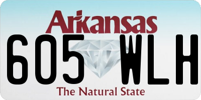 AR license plate 605WLH
