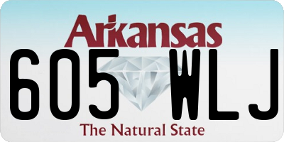 AR license plate 605WLJ