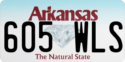 AR license plate 605WLS