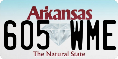 AR license plate 605WME