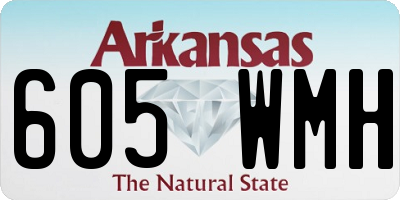 AR license plate 605WMH
