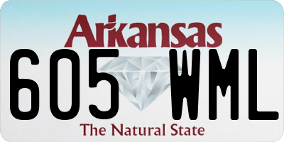 AR license plate 605WML