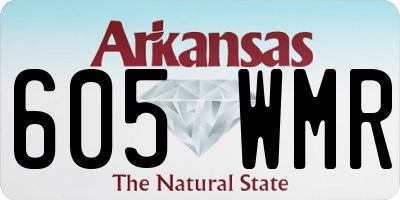 AR license plate 605WMR