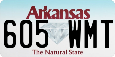 AR license plate 605WMT