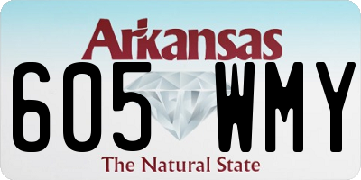 AR license plate 605WMY