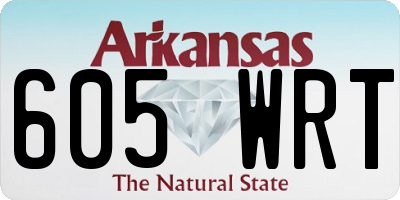 AR license plate 605WRT