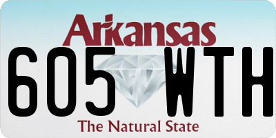 AR license plate 605WTH