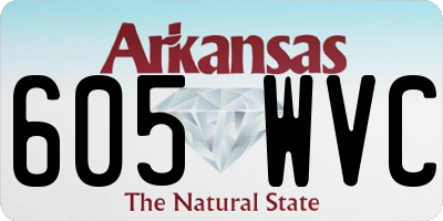 AR license plate 605WVC