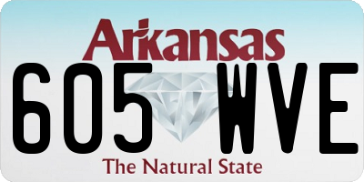 AR license plate 605WVE