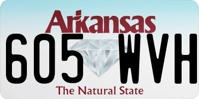 AR license plate 605WVH