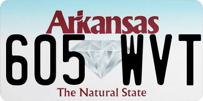 AR license plate 605WVT
