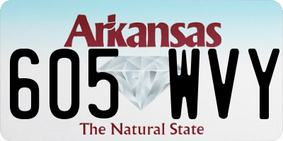 AR license plate 605WVY