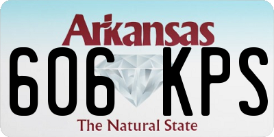 AR license plate 606KPS