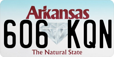 AR license plate 606KQN