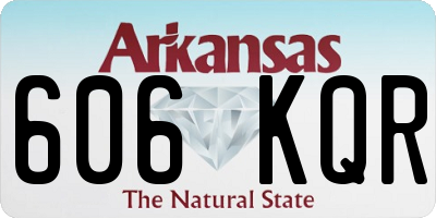 AR license plate 606KQR