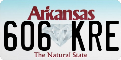 AR license plate 606KRE