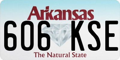 AR license plate 606KSE