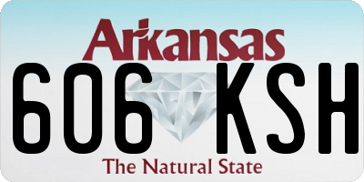 AR license plate 606KSH