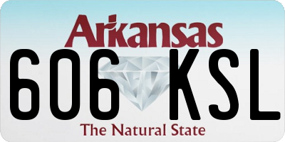AR license plate 606KSL