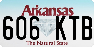 AR license plate 606KTB