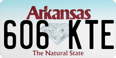AR license plate 606KTE