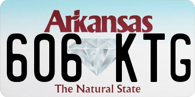 AR license plate 606KTG