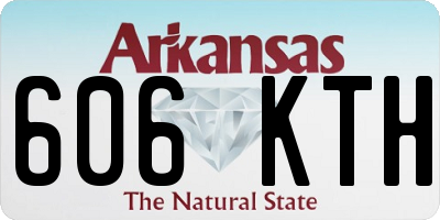 AR license plate 606KTH