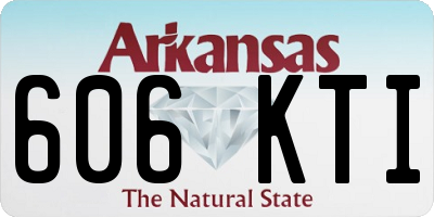 AR license plate 606KTI