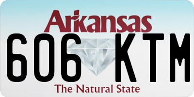 AR license plate 606KTM