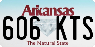 AR license plate 606KTS