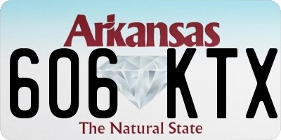AR license plate 606KTX