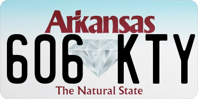 AR license plate 606KTY