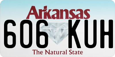 AR license plate 606KUH
