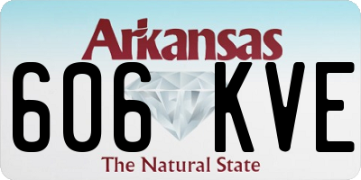 AR license plate 606KVE