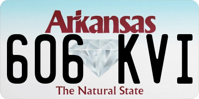 AR license plate 606KVI