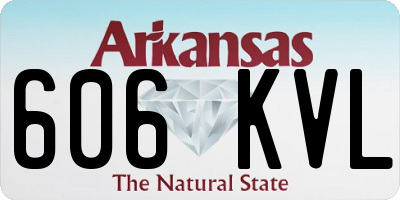 AR license plate 606KVL