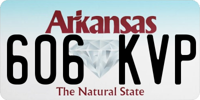AR license plate 606KVP