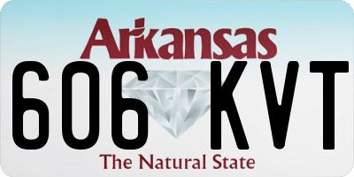 AR license plate 606KVT