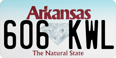 AR license plate 606KWL