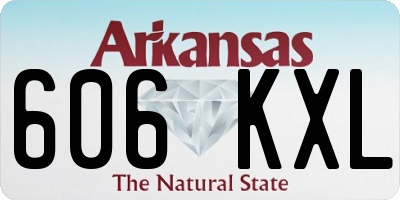 AR license plate 606KXL