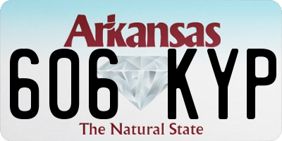 AR license plate 606KYP