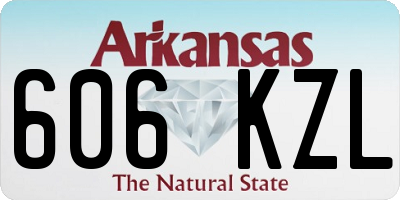 AR license plate 606KZL