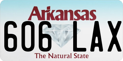 AR license plate 606LAX