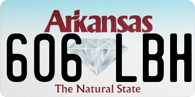 AR license plate 606LBH